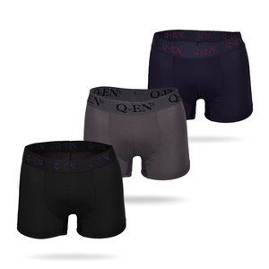 HYKEE M's Bamboo Soft Stretch Boxer Brief - 3 PACK